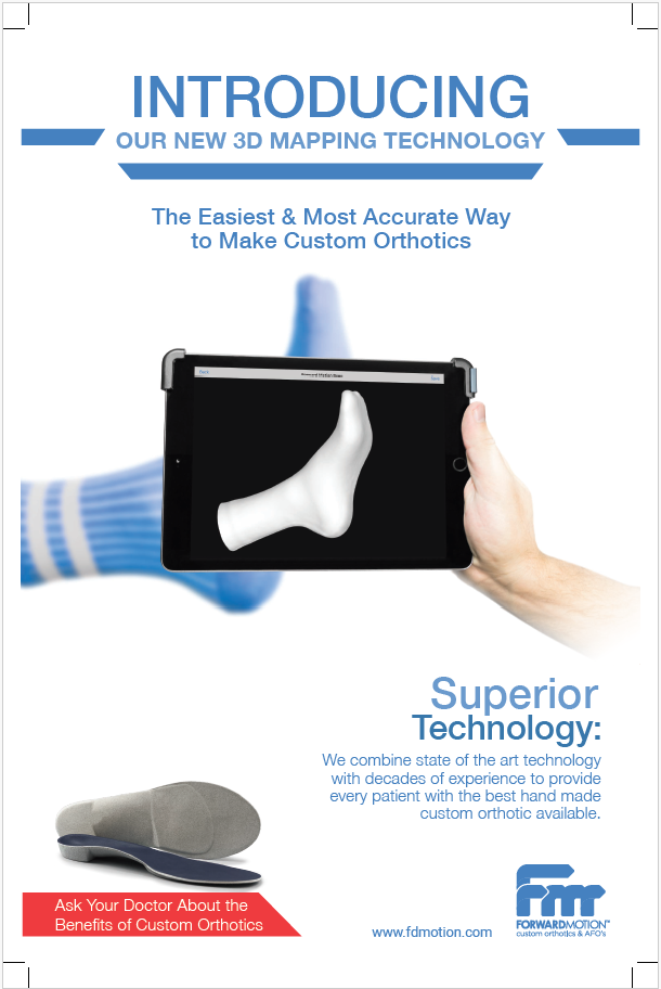 3D orthotic mapping